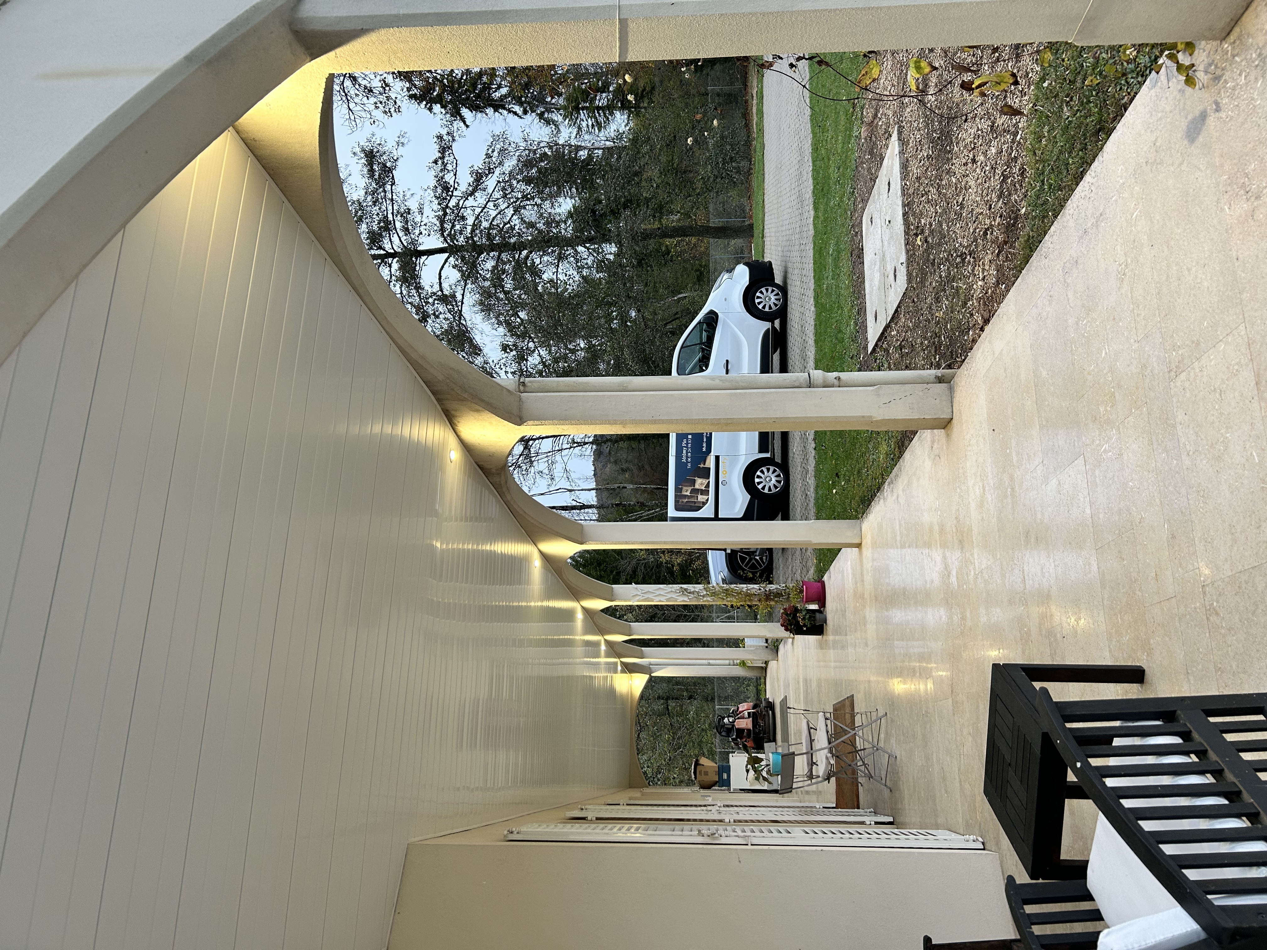 dessous de toit PVC avec éclairage LED